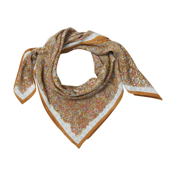 Foulard femme indien Caramel Sooraj